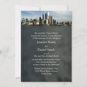 New York City Wedding Invitations Kaart