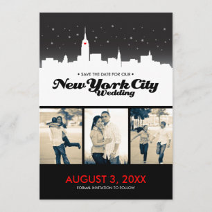 New York City Wedding Save-the-date Save The Date
