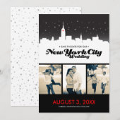 New York City Wedding Save-the-date Save The Date (Voorkant / Achterkant)