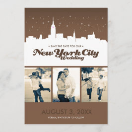 New York City Wedding Save-the-date Save The Date