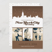 New York City Wedding Save-the-date Save The Date (Voorkant / Achterkant)