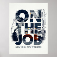 New York City Werkers Onderweg