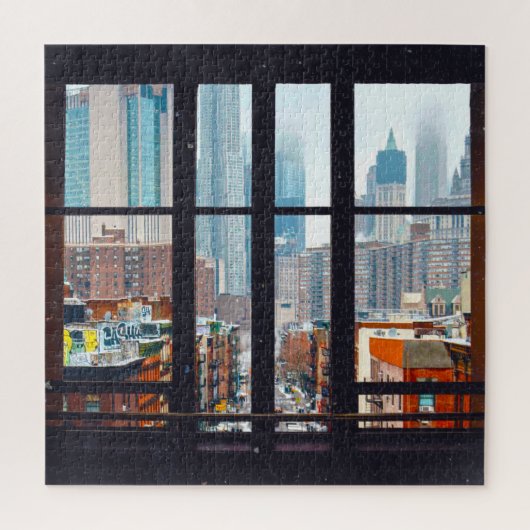 New York City Window Legpuzzel (Verticaal)