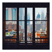 New York City Window Poster (Voorkant)