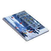 New York City. Winter. Fine Art kerstcadeau Notitieboek (Rechterzijde)