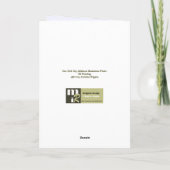 New York City. Winter. kerstKaarten Feestdagen Kaart (Achterkant)