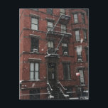 New York City Winter Snowstorm Kerstmis Hanukkah Feestdagenkaart<br><div class="desc">Briefkaart heeft een originele foto van een sneeuwdag in New York City. Ideaal voor iedereen die in NYC woont of van NYC houdt!</div>