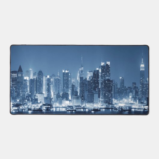 New-York City Winterlandschap Bureaumat (Voorkant)