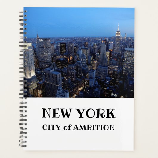 New York City wolkenkrabber torens foto's Planner (Voorkant)