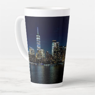 New York City wolkenkrabber USA Nachtfotografie Latte Mok