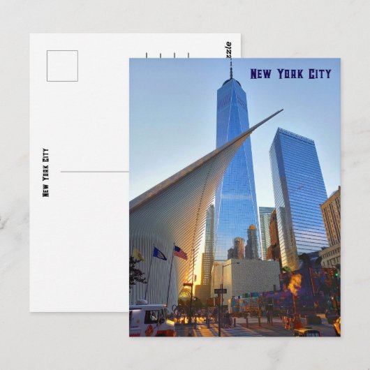 New York City - World Trade Center Briefkaart (Voorkant / Achterkant)