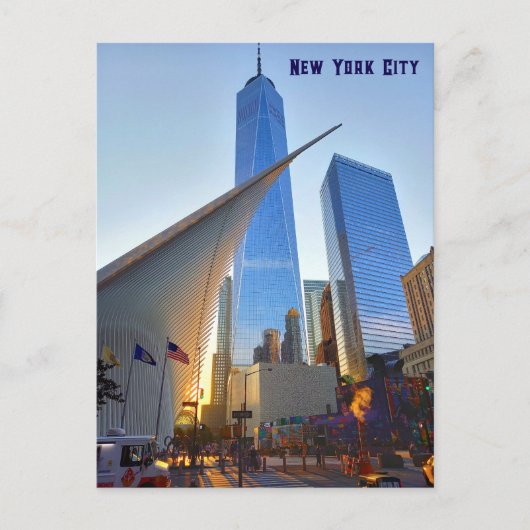 New York City - World Trade Center Briefkaart (Voorkant)