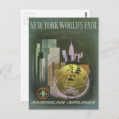  New York City World's Fair Briefkaart (Voorkant / Achterkant)