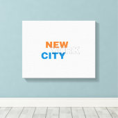 New York City Wrapped Canvas (Insitu (Houten vloer))