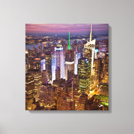 New York City Wrapped Canvas Art 16.80 x 17.50 inc Afdruk