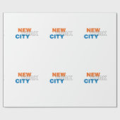 New York City Wrapping Paper Cadeaupapier (Vlak)