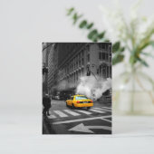 New York City Yellow Cab Briefkaart (Staand voorkant)