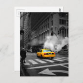 New York City Yellow Cab Briefkaart (Voorkant / Achterkant)