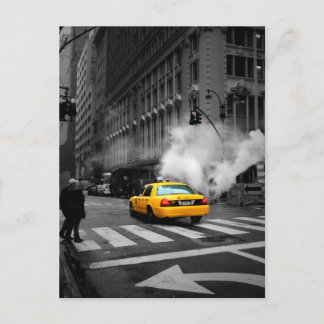 New York City Yellow Cab Briefkaart