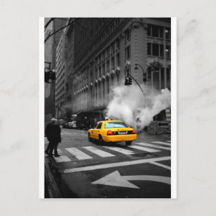 New York City Yellow Cab Briefkaart