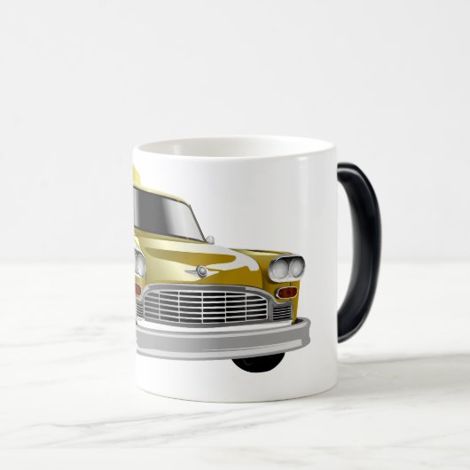 New York City Yellow  Cab Magische Mok (Voorkant rechts)