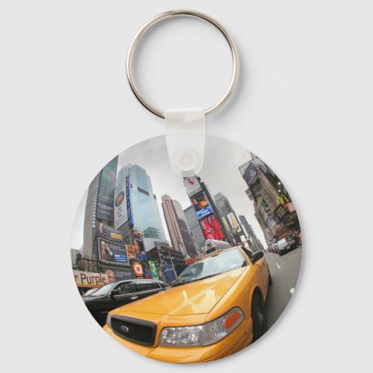 New York City Yellow Cab Sleutelhanger (Voorkant)