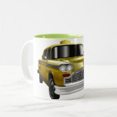 New York City Yellow  Cab Tweekleurige Koffiemok (Voorkant links)