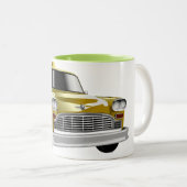 New York City Yellow  Cab Tweekleurige Koffiemok (Voorkant rechts)