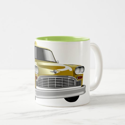 New York City Yellow  Cab Tweekleurige Koffiemok (Voorkant rechts)