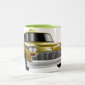 New York City Yellow  Cab Tweekleurige Koffiemok (Center)