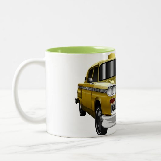 New York City Yellow  Cab Tweekleurige Koffiemok (Links)