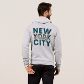 New York City Zip-Up Hoodie (Achterkant volledig)