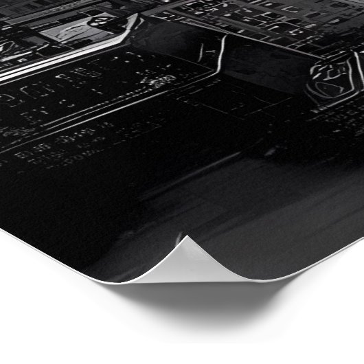 New York City zonsondergang Poster (Hoek)