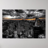 New York City zonsondergang Poster (Voorkant)