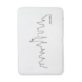 New York cityscape Badmat (Voorkant Verticaal)