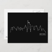 New York cityscape Briefkaart (Voorkant / Achterkant)