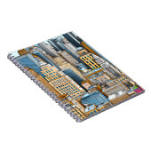 New York Cityscape Illustratie Notitieboek (Rechterzijde)