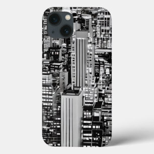New York Cityscape in Black en White Case-Mate iPhone Case