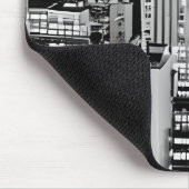 New York Cityscape in Black en White Muismat (Hoek)