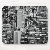 New York Cityscape in Black en White Muismat (Voorkant)