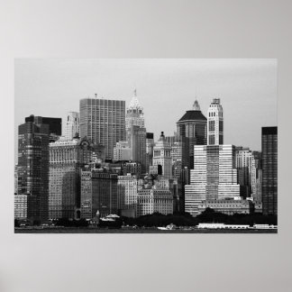 New York Cityscape Poster