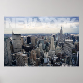 New York cityscape Poster