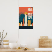 New York Cityscape Poster Manhattan (Keuken)