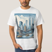 New York CityScape T-shirt (Voorkant)