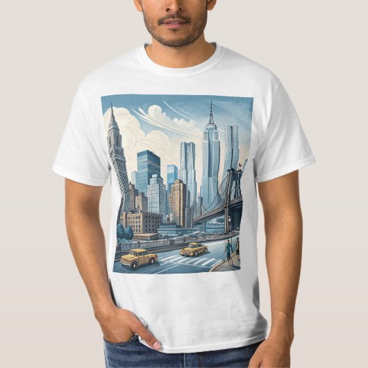 New York CityScape T-shirt (Voorkant)