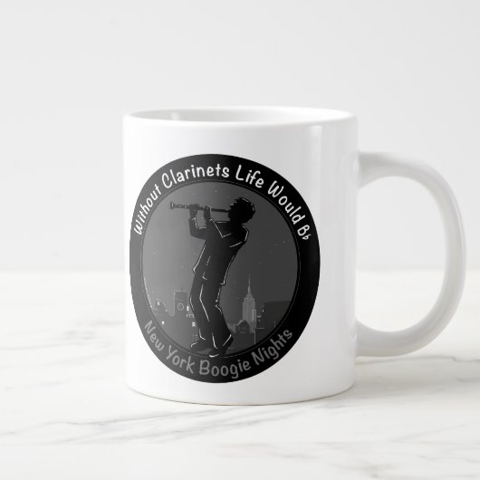 New York Clarinet Player Grote Koffiekop (Rechts)