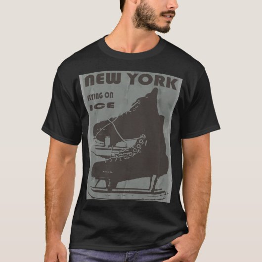 New York Classic  Ice Design T-shirt (Voorkant)