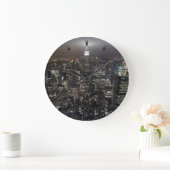 New York Clock Gifts Decor NY Wall Clock Grote Klok (Huis)