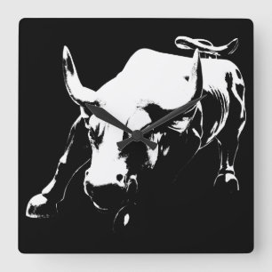 New York Clock Gifts Decor NY Wall Clock Vierkante Klok