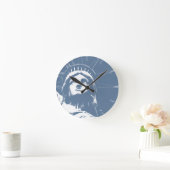 New York Clock Statue of Liberty Wall Clock Ronde Klok (Huis)
